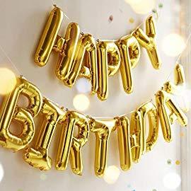 Happy Birthday Balloons, OUTGEEK Happy Birthday Banner Foil Letters Balloons Mylar Balloons… 3.5 out of 5 stars 378 $3.50